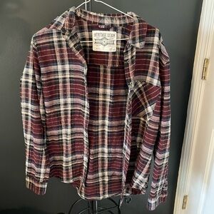 Heritage Denim Flannel Button Down
